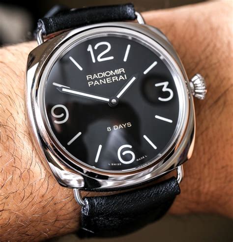 panerai radiomir 8 days power reserve|radiomir panerai watch black seal.